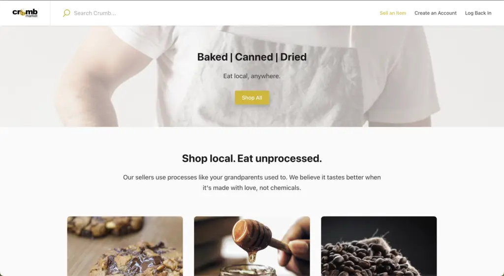 Crumb Market | Baked, Canned and Dried Goods